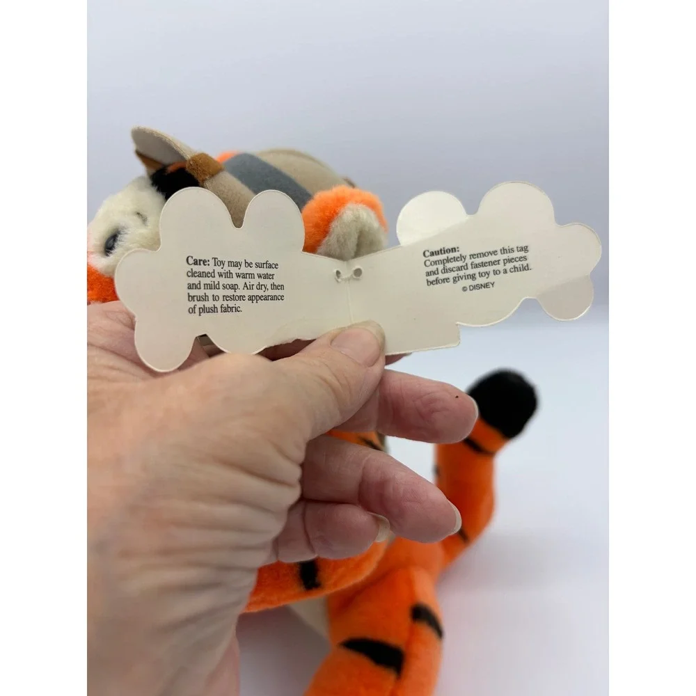 Vintage Disneyland Safari Tigger Plush Winnie the Pooh Vest Hat Binoculars NWT